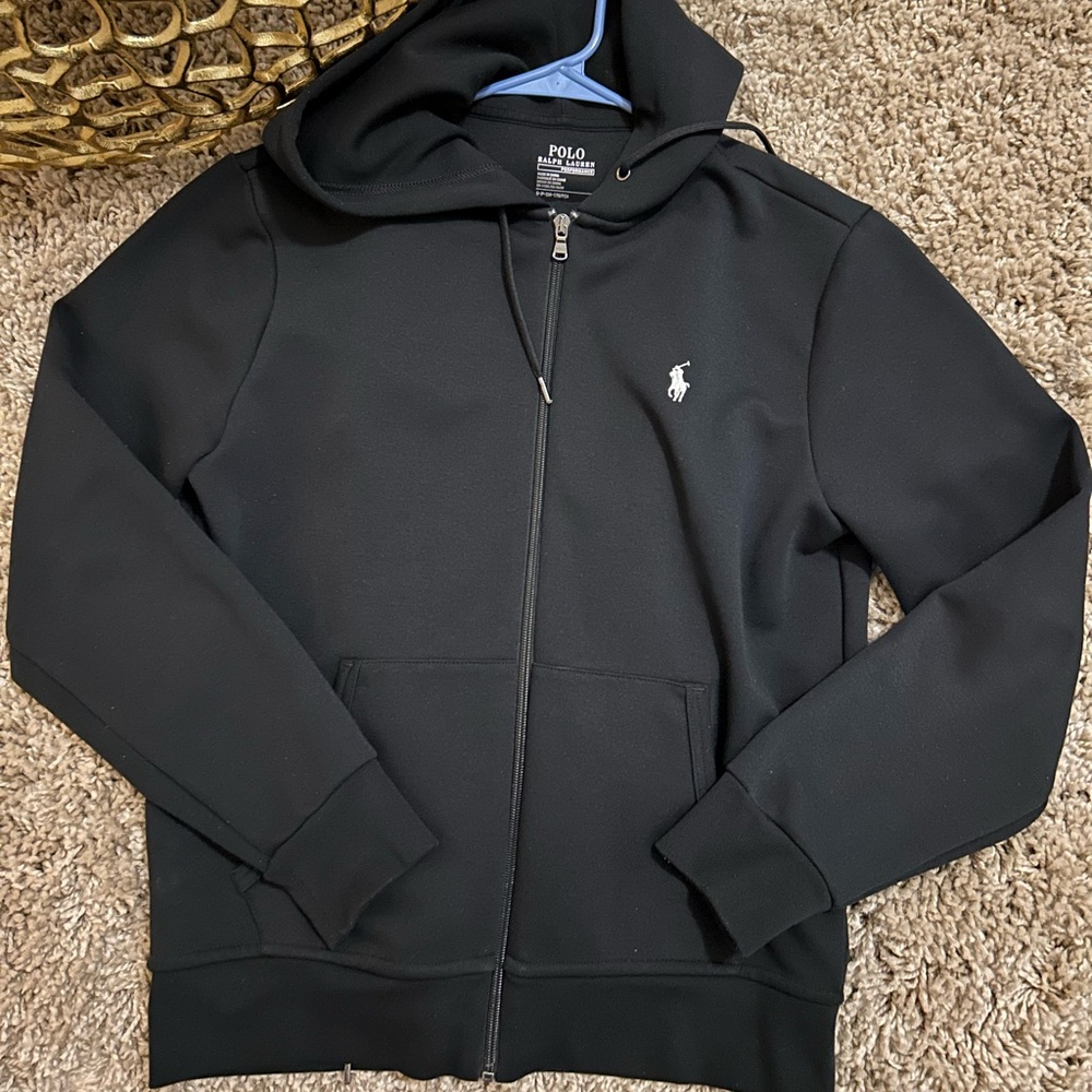 Men’s Black Polo Jogging Set-Small